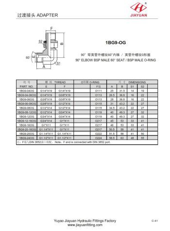 Komolčni priključek BSP Seat BSP Moški z O-obroči