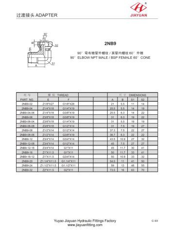 Komolec NPT moški BSP ženski 60 okov