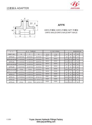 Tee ORFS adapterji NPT